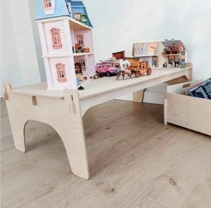 Spieltisch holz Stine und Bj rn