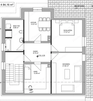 3-Zimmer-Wohnung mit Terrasse in Lustenau Bild 12