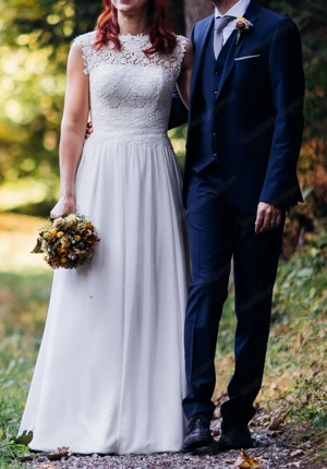 Brautkleid Cleopatra Boho von Monica Loretti