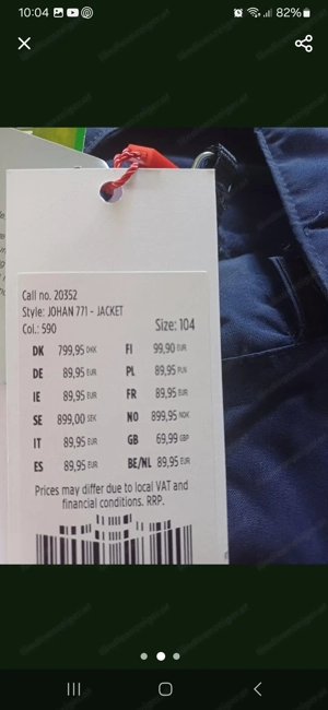 NEUE Lego Wear Winterjacke Gr. 104 Bild 2