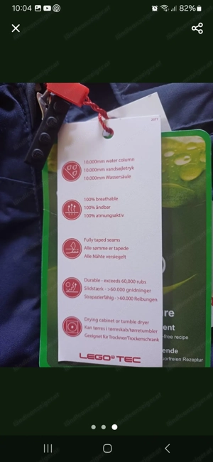 NEUE Lego Wear Winterjacke Gr. 104 Bild 3