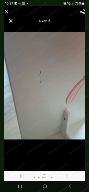 Baby Anabell Puppenwickeltisch Kleiderkasten aus Holz Bild 4