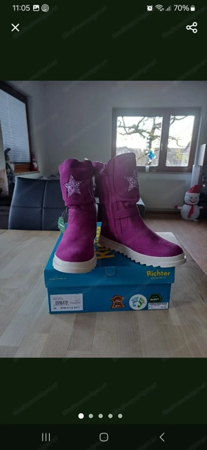 Mädchen Herbst- winter Stiefel Gr. 34 von Richter