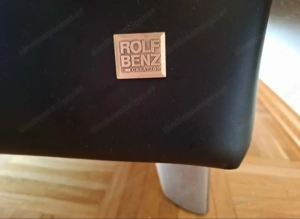 Sofas 2x aus Echtleder, Designercouch Bild 5