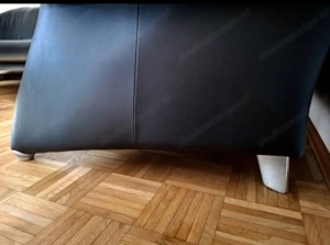 Sofas 2x aus Echtleder, Designercouch Bild 7