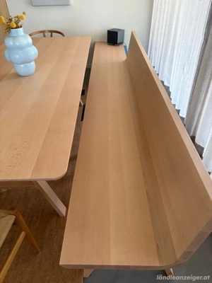 Tischler Esstisch + Holzbank Bild 4