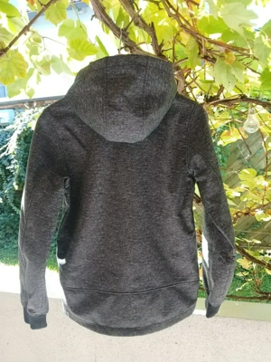 Softshelljacke, Größe 164, Marke H & M,  Farbe: dunkelgrau  Bild 2