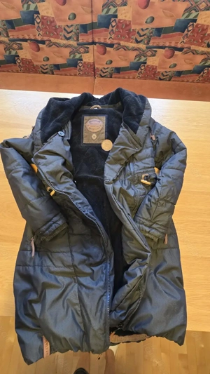 Warme Winterjacke Damen Größe M NAKETANO dunkelgrau