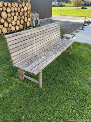 Holzbank Esche Bild 3