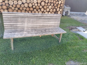 Holzbank Esche Bild 2