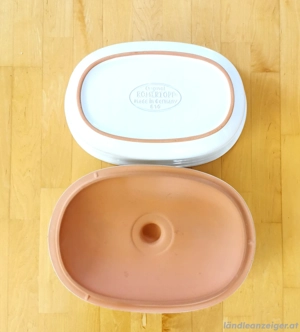 Brottopf Römertopf Keramik XL Bild 2