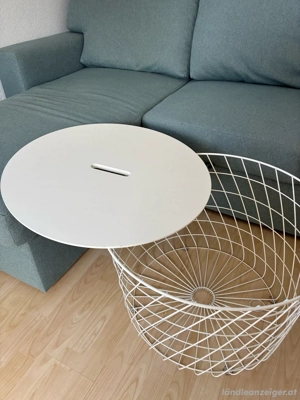 IKEA KVISTBRO Aufbewahrungstisch, weiß, 61 cm Bild 2