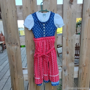 Dirndl Gr 122 Kind hochwertige  Bild 3