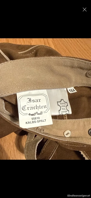 Echtlederhose Größe 164 Bild 3