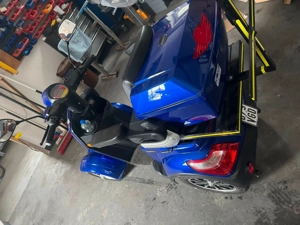 E Shopper,Rolektro E-Quad 25 V.3 Lithium, Blau, 25 kmh Bild 9