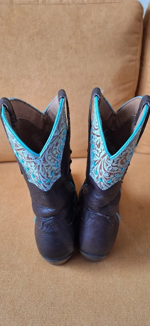 Cowboystiefel zweigarbig Bild 3
