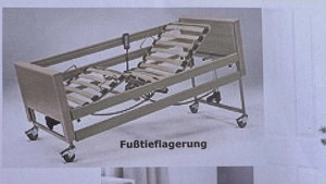 Pflegebett mit elektrischer Fußtieflagerung zu verkaufen!