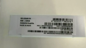 Samsung Galaxy A56 5G 128GB Graphite Neu Bild 2