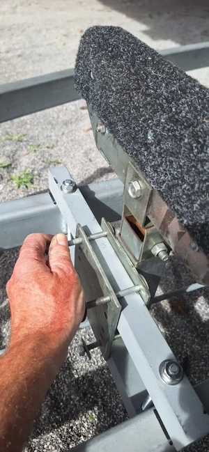 Kielstütze, Spindelstütze, Bootsstütze, Bootsanhänger Bild 4