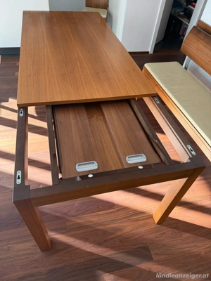 Auszugstisch Nussholz Bild 3