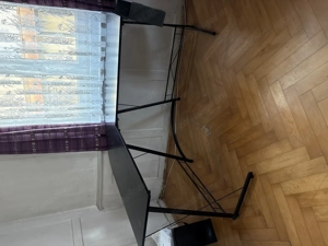 Verkaufe Büro Tisch schwarz, Arbeitstisch Ecke