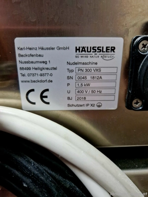 Häussler Nudelmaschinen-Set   Perfekt für Hofladen oder Gastro! Bild 4