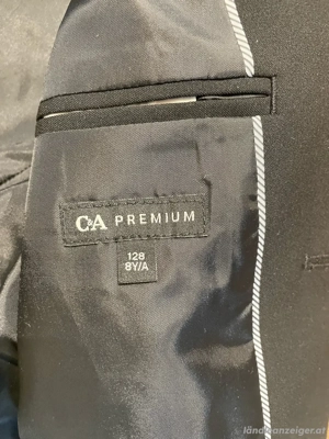 schwarzer Anzug Kinder 116 128 für 7 Jahre Bild 4