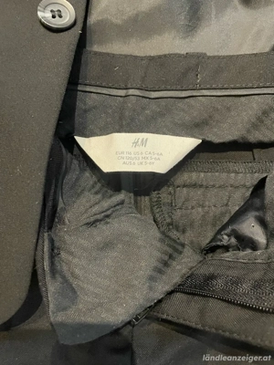 schwarzer Anzug Kinder 116 128 für 7 Jahre Bild 5