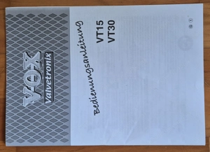 E-Gitarren Verstärker VOX VT 30 mit Footswitch VFS5