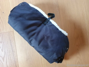 Muff Handwärmer Wolle für Kinderwagen