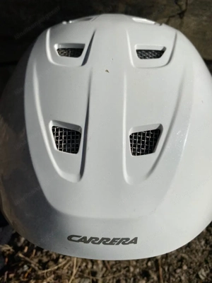 Kinder Schihelm Carrera weiß