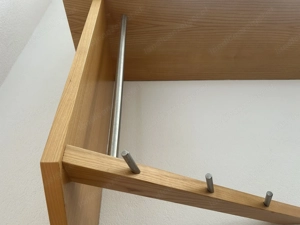 Garderobe aus Eschenholz Schreinerarbeit