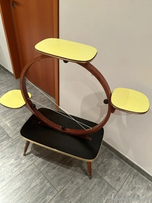 Vintage Blumenbank   Blumenetagere aus den 50ern Bild 4