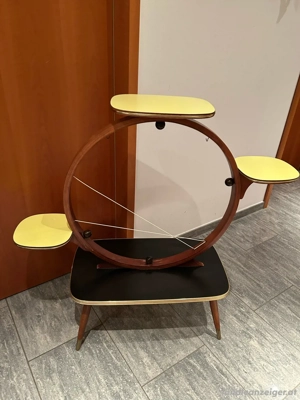 Vintage Blumenbank   Blumenetagere aus den 50ern Bild 5