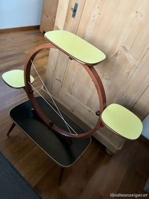 Vintage Blumenbank   Blumenetagere aus den 50ern Bild 2