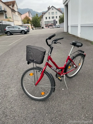 Damenfahrrad mit Korb, 3-Gang    60, Bregenz