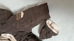 Schneeanzug Baby mit Accessoires kaum getragen Bild 4