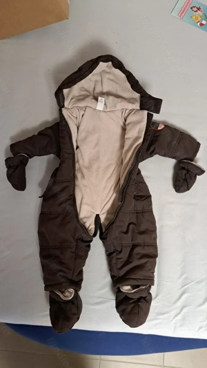 Schneeanzug Baby mit Accessoires kaum getragen Bild 2