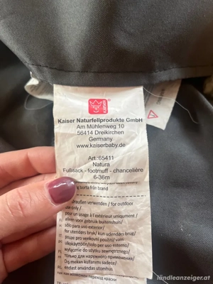 Lammfell Fußsack Kaiser Bild 4