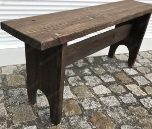 Holz Gartenmöbel Gartenbank 1 Meter x H 42 cm wegen Umzug günstig zu Verkaufen