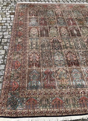 XXL Ghom Seidenteppich handgeknüpft Teppich Länge 3,2 Meter x Breite 2,37  Bild 9