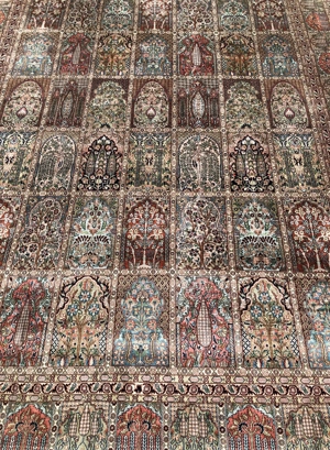 XXL Ghom Seidenteppich handgeknüpft Teppich Länge 3,2 Meter x Breite 2,37  Bild 7