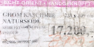 XXL Ghom Seidenteppich handgeknüpft Teppich Länge 3,2 Meter x Breite 2,37  Bild 10