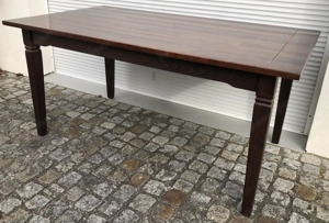 massiver Vollholz Tisch Länge 1,60 Meter Höhe 76 cm