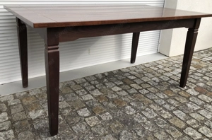 massiver Vollholz Tisch Länge 1,60 Meter Höhe 76 cm Bild 3