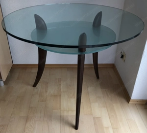 sehr hochwertiger schöner Glas Tisch Glastisch wegen Umzug günstig zu verkaufen Bild 2
