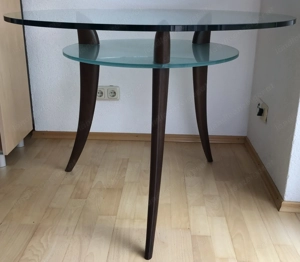 sehr hochwertiger schöner Glas Tisch Glastisch wegen Umzug günstig zu verkaufen Bild 3