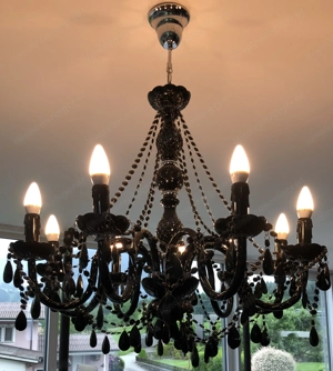 XXL schöner 9 flammig Leuchter Luster 90 x 70 cm Kronleuchter Bild 2