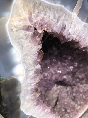 XXL wunderschön Amethyst Heilstein Druse 40 Kg 58 cm Edelstein Top Stück Bild 3