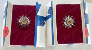 original alte Swarovski Blume Margeriten Durchmesser 5 cm Bild 2